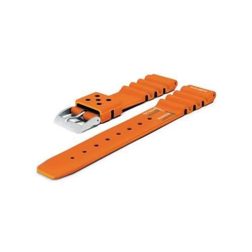 Chris Benz rubber strap Deep 500M/1000M/2000M orange ()
